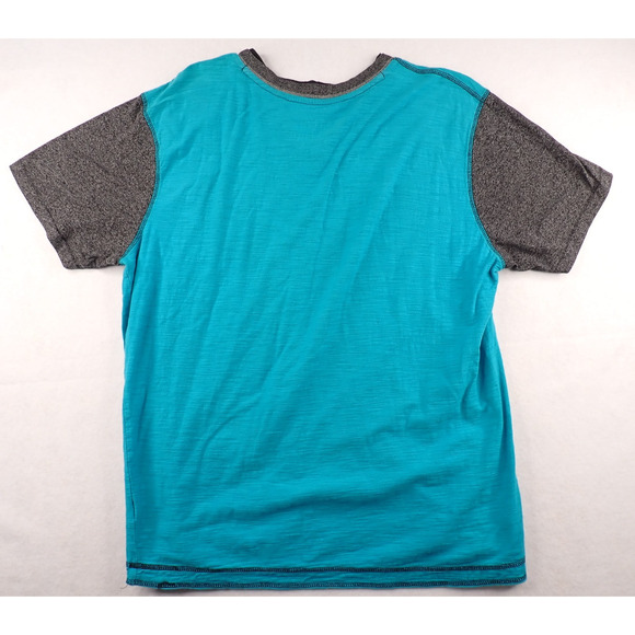 Steel And Concrete T Shirt Green Dark Gray Solid Double Stitch Design XL EUC - Picture 5 of 5